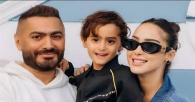أزمة صحية تعصف بآدم تامر حسنى.. بسمة بوسيل تناشد جمهورها الدعاء لنجلها (فيديو)